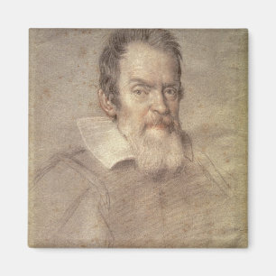 Portrait of Galileo Galilei Astronomer Magnet