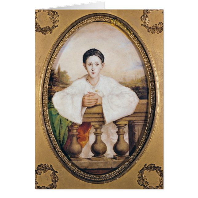 Portrait of Gaspard Deburau  as Pierrot, c.1815 (Front)