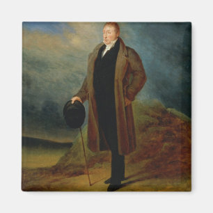 Portrait of General La Fayette in civilian dress, Magnet