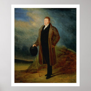 Portrait of General La Fayette in civilian dress, Poster
