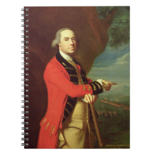 Portrait of General Thomas Gauge, c.1768 (oil on Notebook