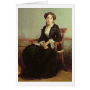 Portrait of Genevieve Celine, 1850 (oil on canvas)
