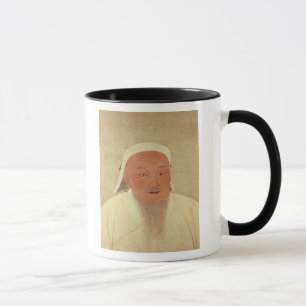 Portrait of Genghis Khan , Mongol Khan Mug