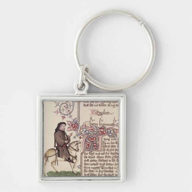 Portrait of Geoffrey Chaucer  facsimile from Key Ring (Front)