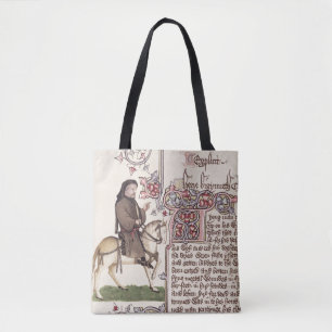 Portrait of Geoffrey Chaucer facsimile from Tote Bag
