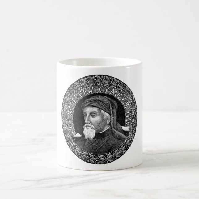 Portrait of Geoffrey Chaucer Mug (Center)