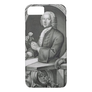 Portrait of Georg Dionysius Ehret (1710-70) engrav iPhone 8/7 Case
