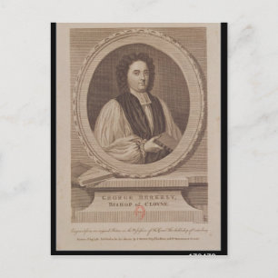 Portrait of George Berkeley  Bishop Postcard