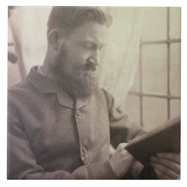 Portrait of George Bernard Shaw (1856-1950) as a Y Tile (Front)