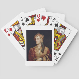Portrait of George Gordon (1788-1824) 6th Baron By Playing Cards