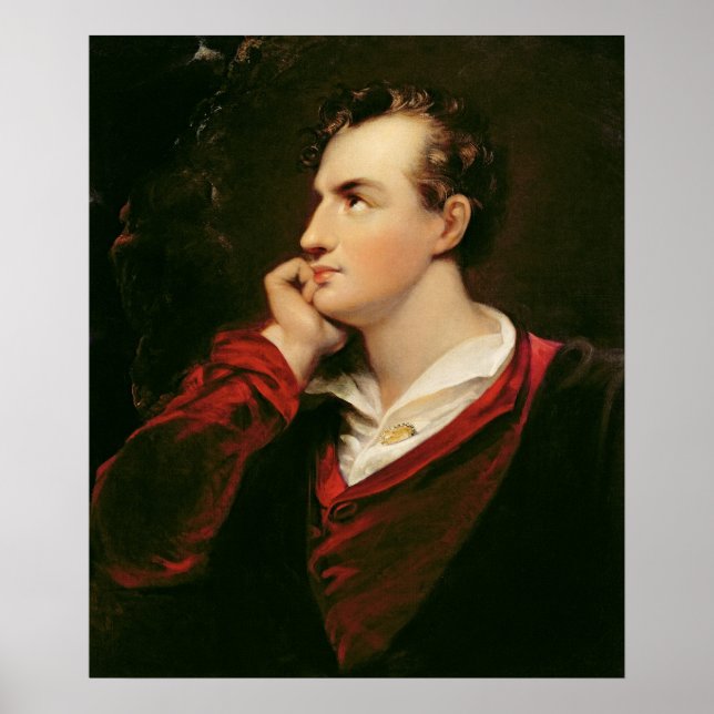 Portrait of George Gordon Byron  6th Baron Poster (Front)