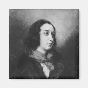 Portrait of George Sand, 1838 Magnet