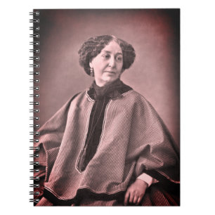 Portrait of George Sand by Nadar Notebook