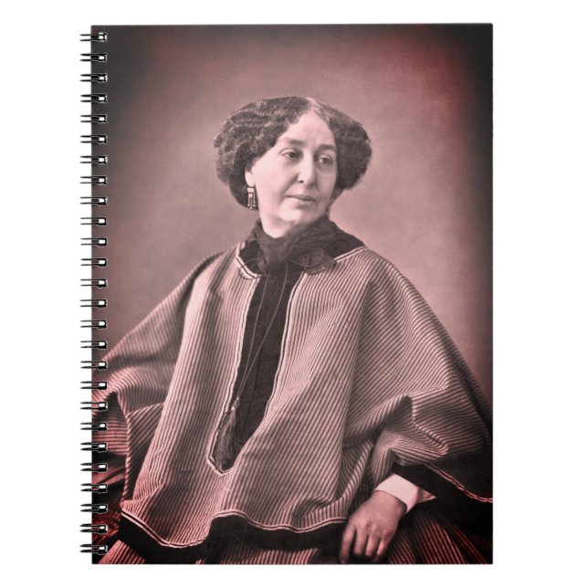 Portrait of George Sand by Nadar Notebook (Front)
