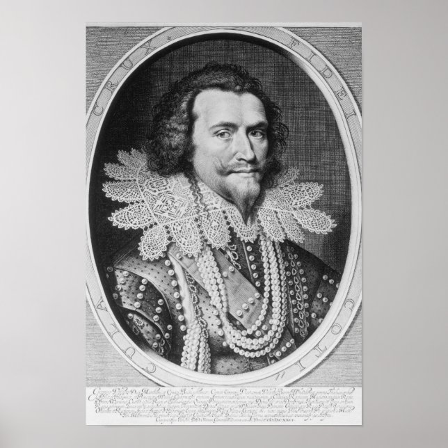 Portrait of George Villiers Poster (Front)