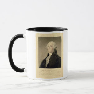Portrait of George Washington, engraved by William Mug