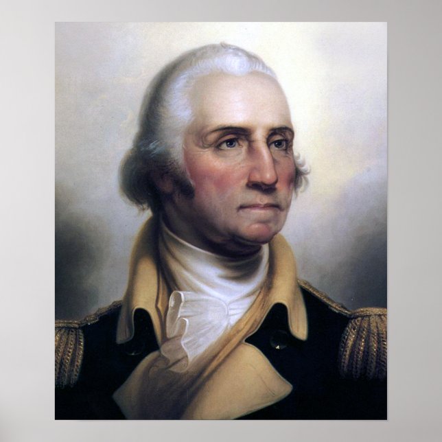 Portrait of George Washington Poster (Front)