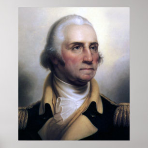 Portrait of George Washington Poster