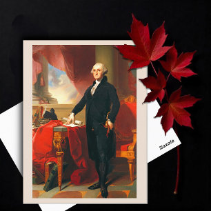 Portrait of George Washington, Thomas Sully Postcard