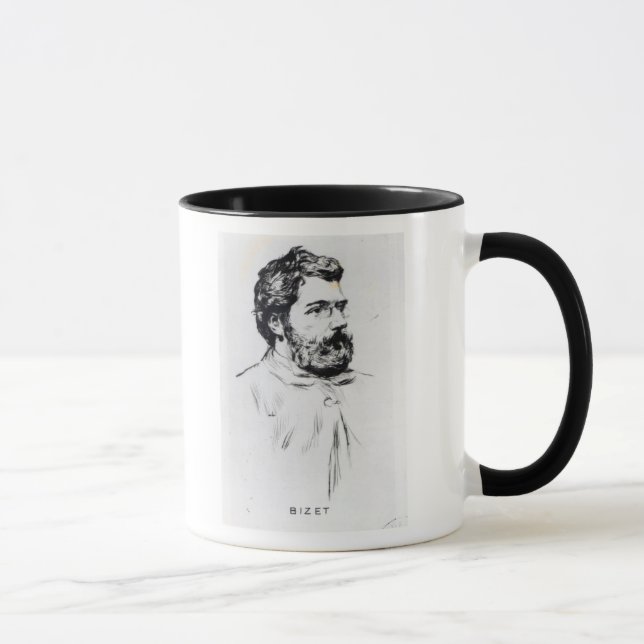 Portrait of Georges Bizet Mug (Right)