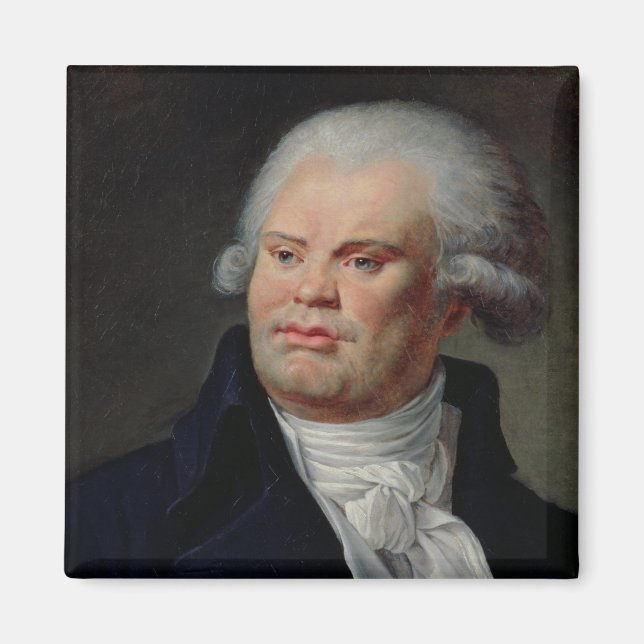 Portrait of Georges Danton Magnet (Front)