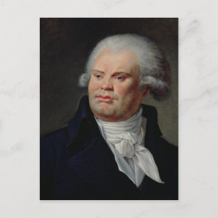 Portrait of Georges Danton Postcard
