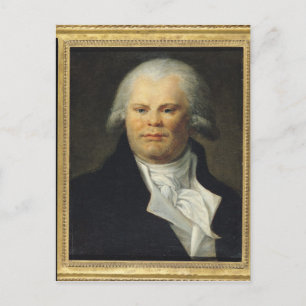 Portrait of Georges Danton Postcard