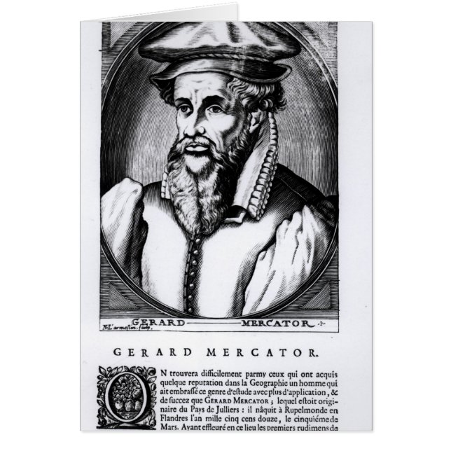 Portrait of Gerard Mercator (Front)