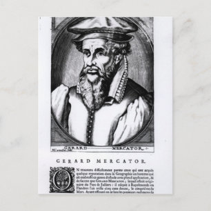 Portrait of Gerard Mercator Postcard