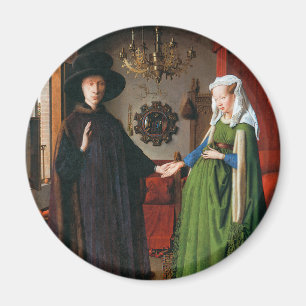 Portrait of Giovanni Arnolfini and His Wife Magnet