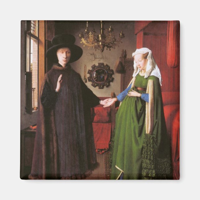 Portrait of Giovanni Arnolfini and his Wife Magnet (Front)