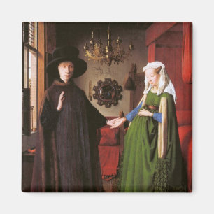 Portrait of Giovanni Arnolfini and his Wife Magnet