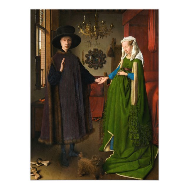 Portrait of Giovanni Arnolfini and his Wife Photo Print (Front)