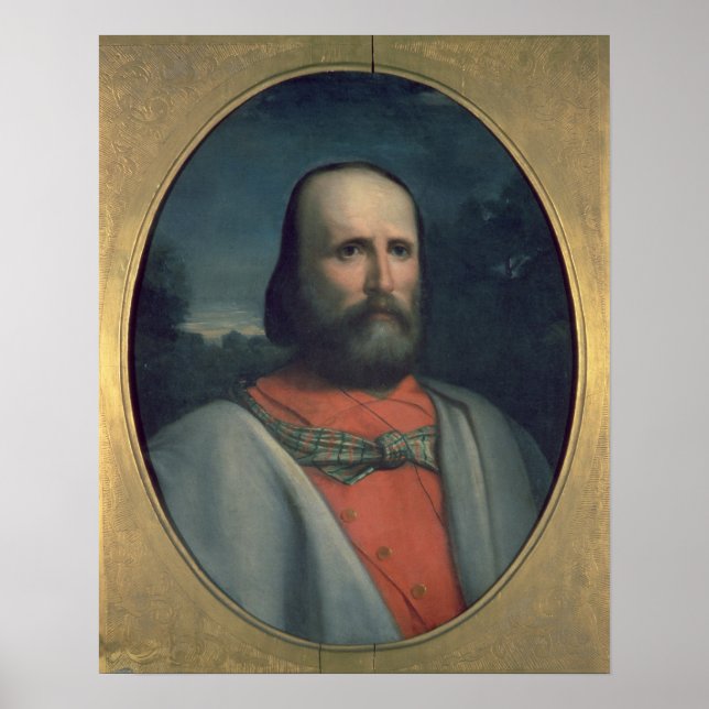 Portrait of Giuseppe Garibaldi 2 Poster (Front)