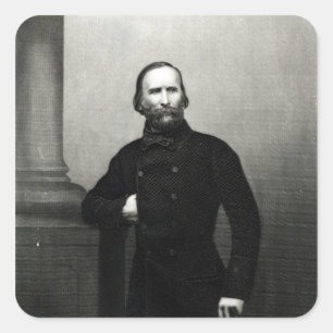 Portrait of Giuseppe Garibaldi Square Sticker