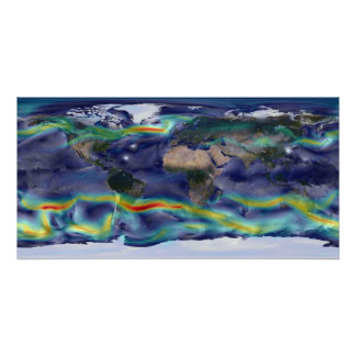 Portrait of Global Winds Poster