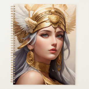 Portrait of Goddess Athena Planner
