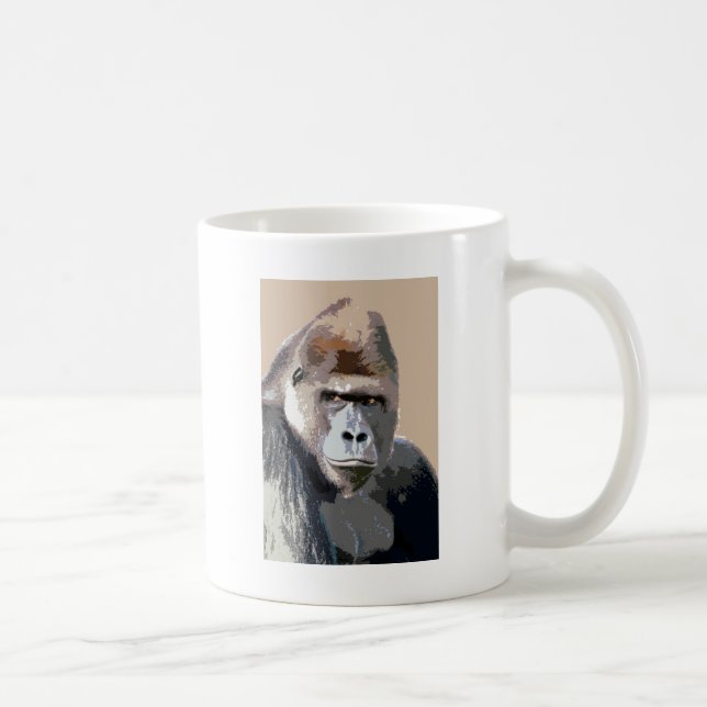 Portrait of Gorilla Coffee Mug (Right)