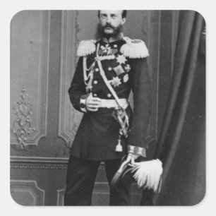 Portrait of Grand Duke Michael Nikolaevich Square Sticker