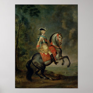 Portrait of Grand Duke Peter III Poster