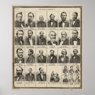 Portrait of Greenleaf, Minnesota Poster