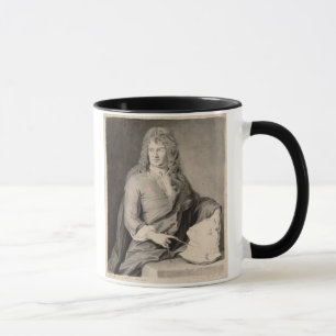 Portrait of Grinling Gibbons (1648-1721) (w/c on p Mug