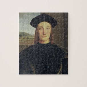 Portrait of Guidobaldo da Montefeltro, Duke of Urb Jigsaw Puzzle