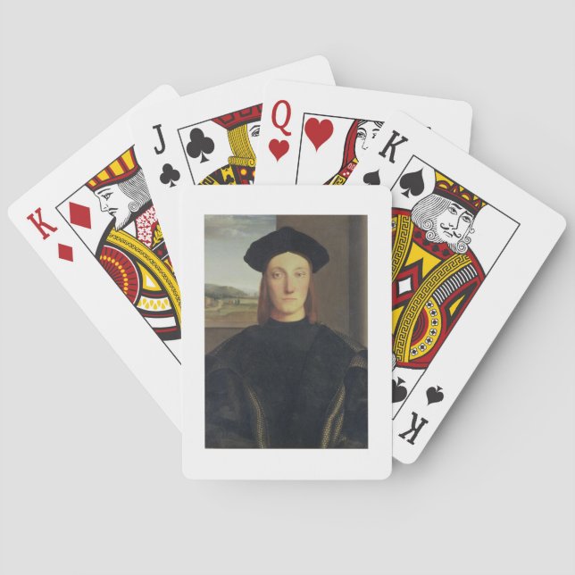 Portrait of Guidobaldo da Montefeltro, Duke of Urb Playing Cards (Back)