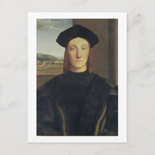 Portrait of Guidobaldo da Montefeltro, Duke of Urb Postcard