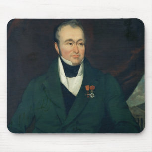 Portrait of Guillaume Dupuytren Mouse Pad