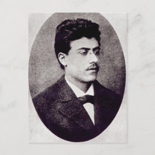 Portrait of Gustav Mahler, 1878 Postcard