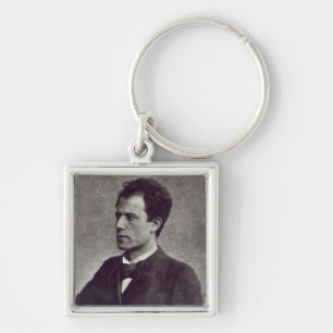Portrait of Gustav Mahler, 1897 Key Ring