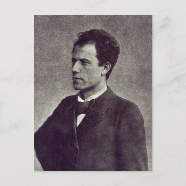 Portrait of Gustav Mahler, 1897 Postcard (Front)