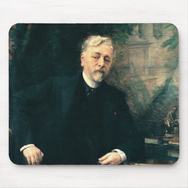 Portrait of Gustave Eiffel  1905 Mouse Pad (Front)